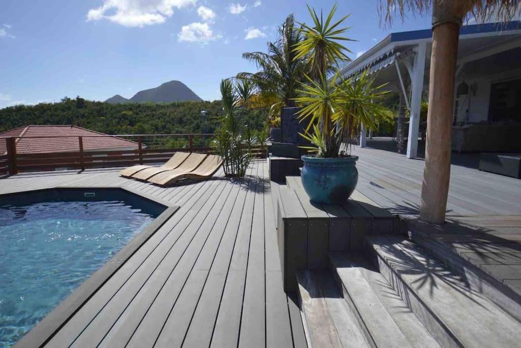 La Villa Coconut Vue A 180° Mer Rocher Du Diamant Le Diamant Exterior foto